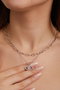 Heliophilia Silver Collar de Metal Plata